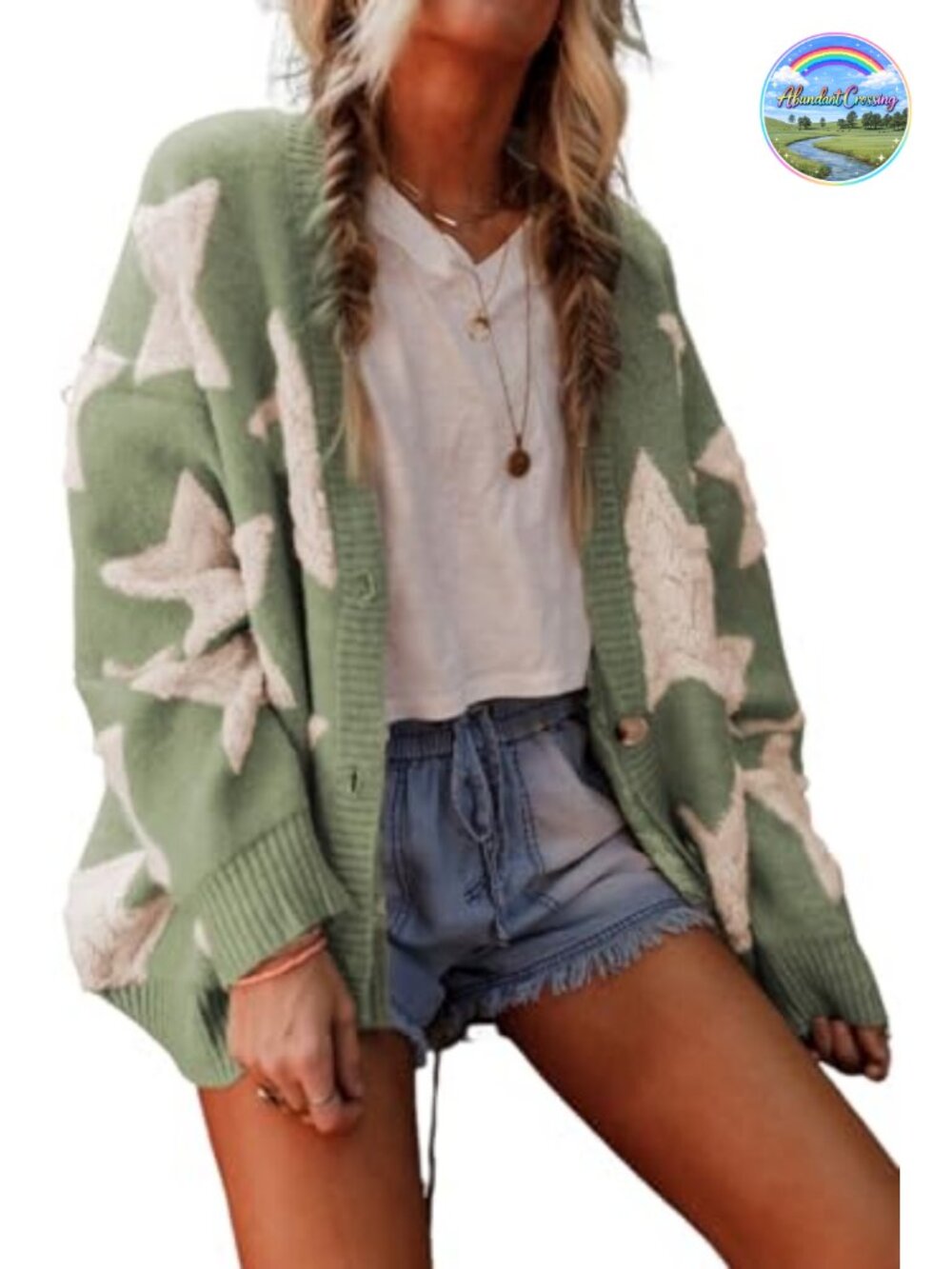 Women's Knit Sherpa Cardigan Open Front with Pockets